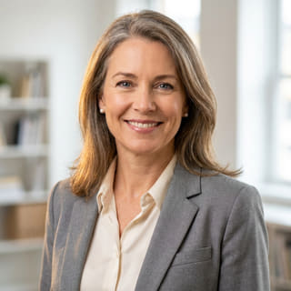 Sarah Coleman, directrice financière chez Sûretance, photographiée pour une photo de profil